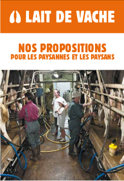 Syndicat agricole d'arige, pour une agriculture paysanne moderne - bovins lait